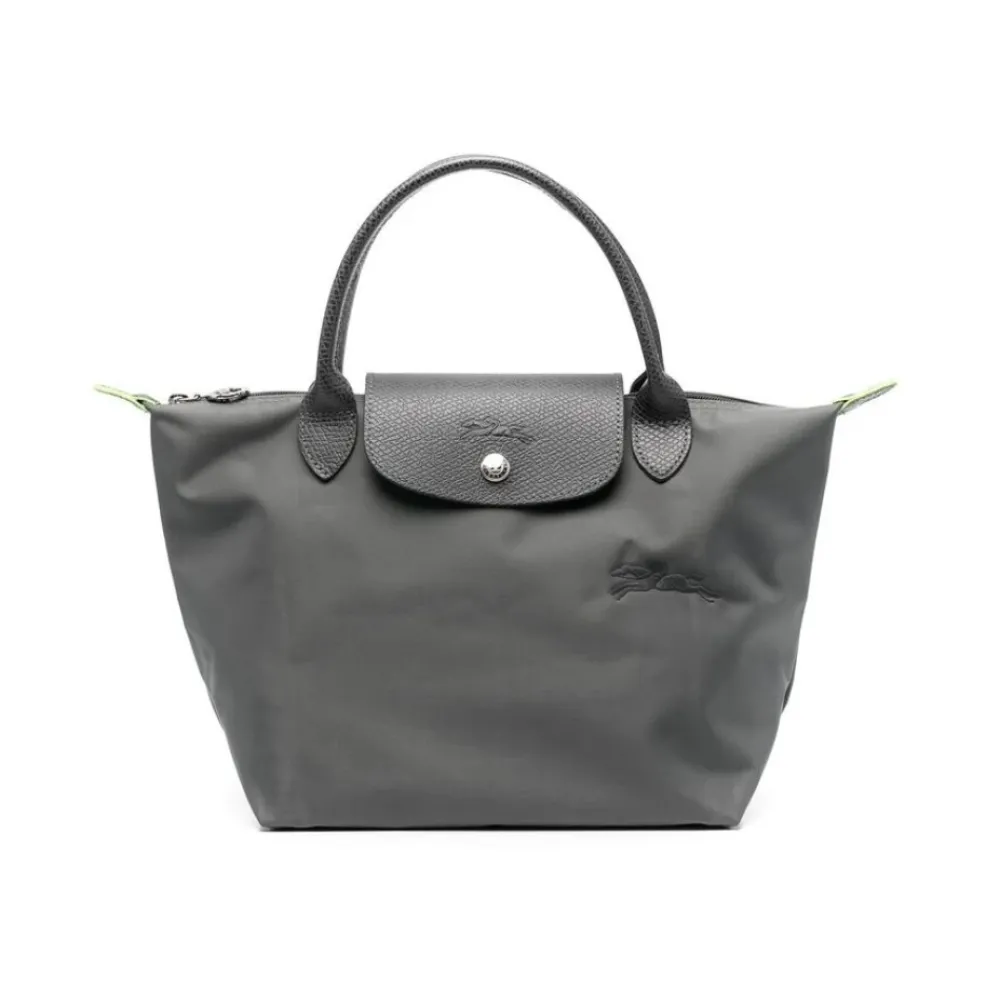 DAMES Longchamp Small Le Pliage Green Tote Bag