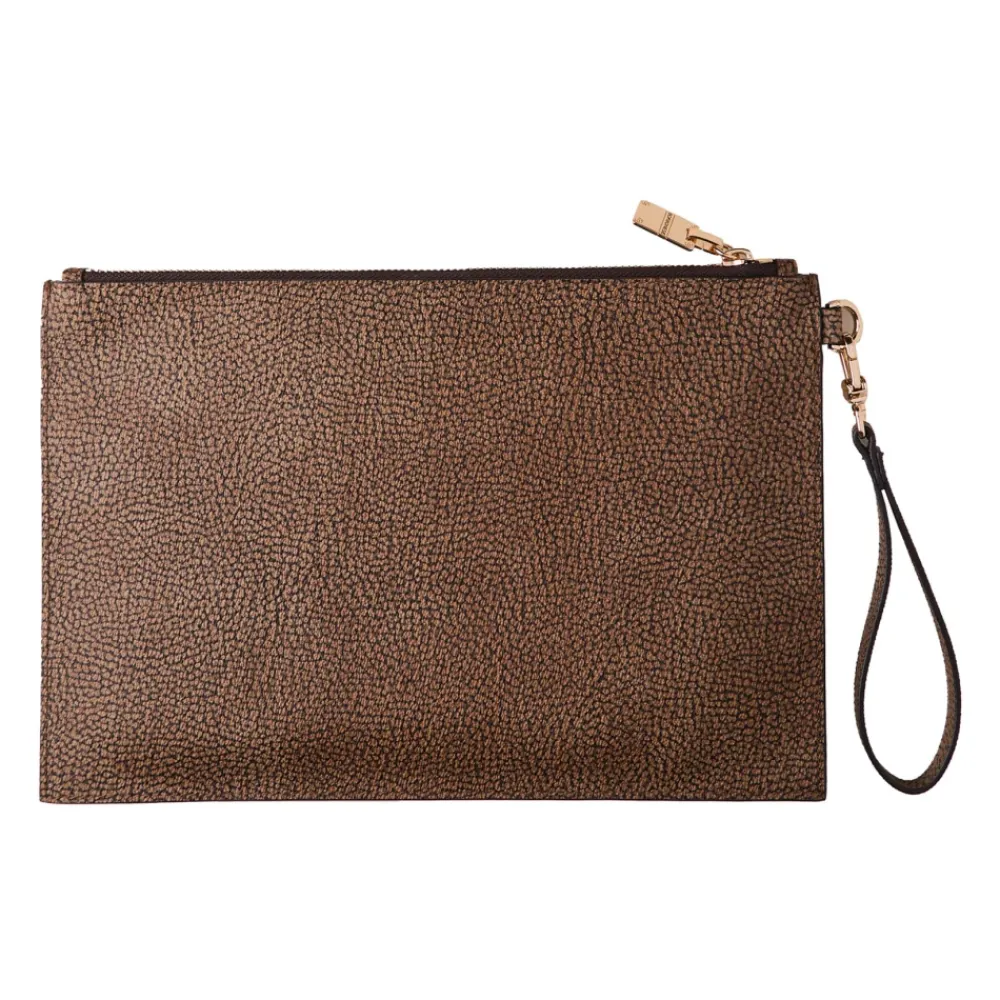 DAMES Borbonese Clutches^Smalle Flat Pouch