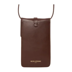 DAMES Ines de la Fressange Paris Heuptassen^Smartphone tas Léonore in leer