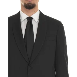 Heren Michael Kors Kostuums^Smoking met Shawl Kraag en Klassieke Broek