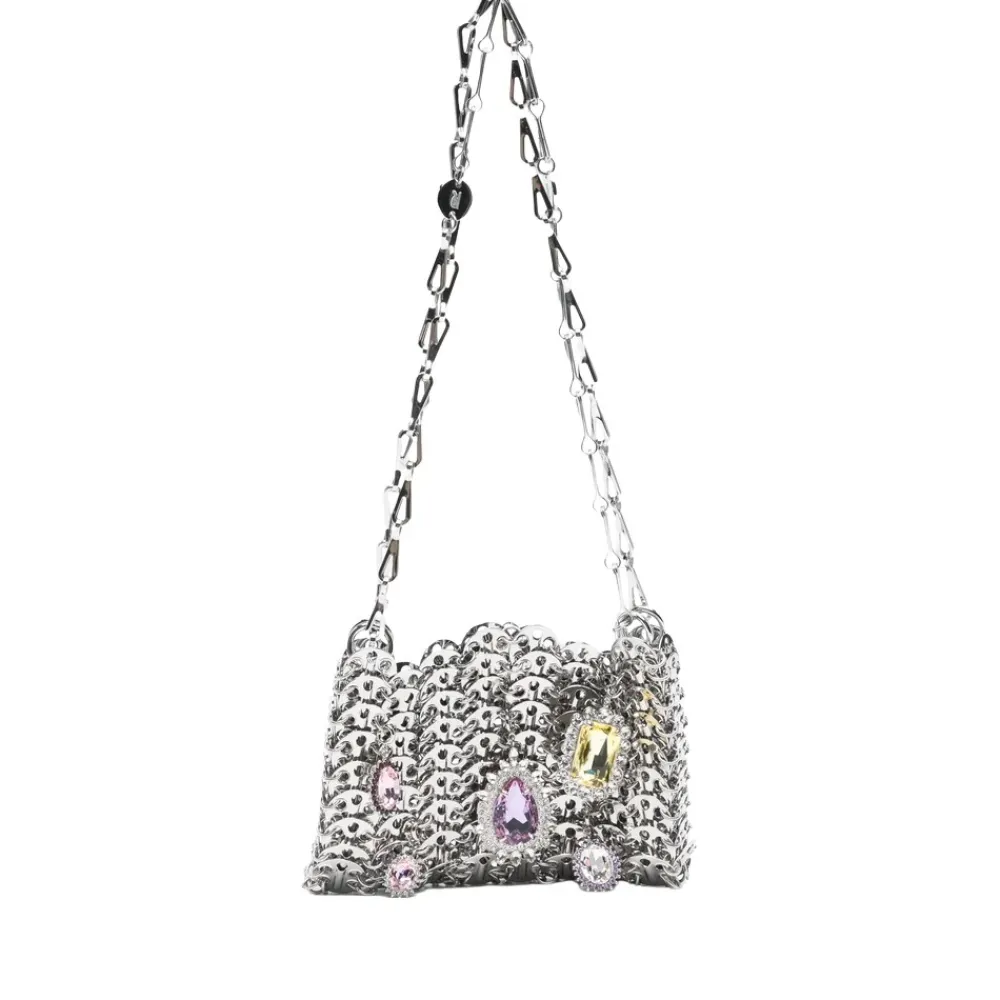 DAMES Rabanne Sparkle Discs Nano Bag