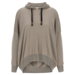 DAMES Brunello Cucinelli Hoodies & Sweatvesten^Sparkling Hoodie