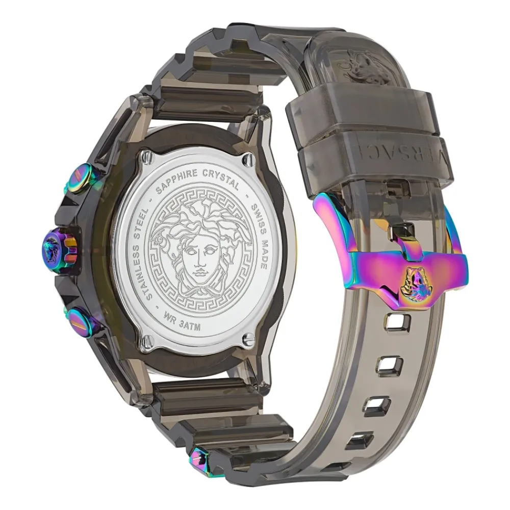 Heren Versace Sport Chrono Active Horloge Bruin/Zwart