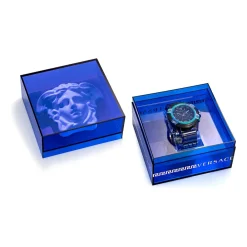 Heren Versace Sport Chrono Active Horloge Bruin/Zwart