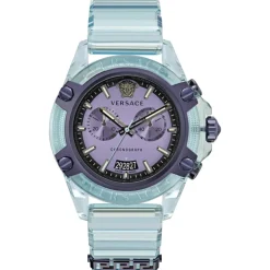 DAMES Versace Horloges|Horloges^Sport Chrono Horloge Licht Transparant
