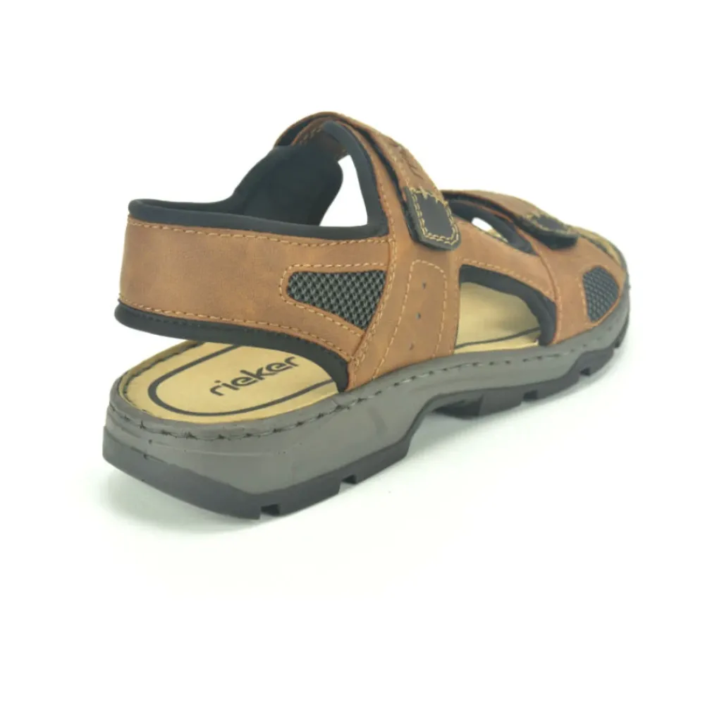 Heren Rieker Sandalen^Sport Sandaal met Klittenbandsluiting
