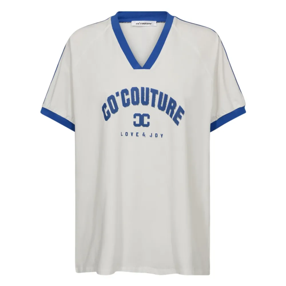 DAMES Co'Couture Sportief V-Hals Oversized T-shirt