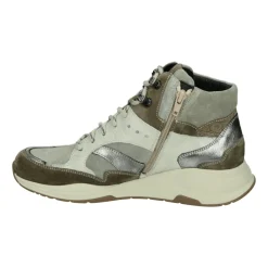 DAMES Durea Sportieve Beige Sneakers met Uitneembaar Voetbed