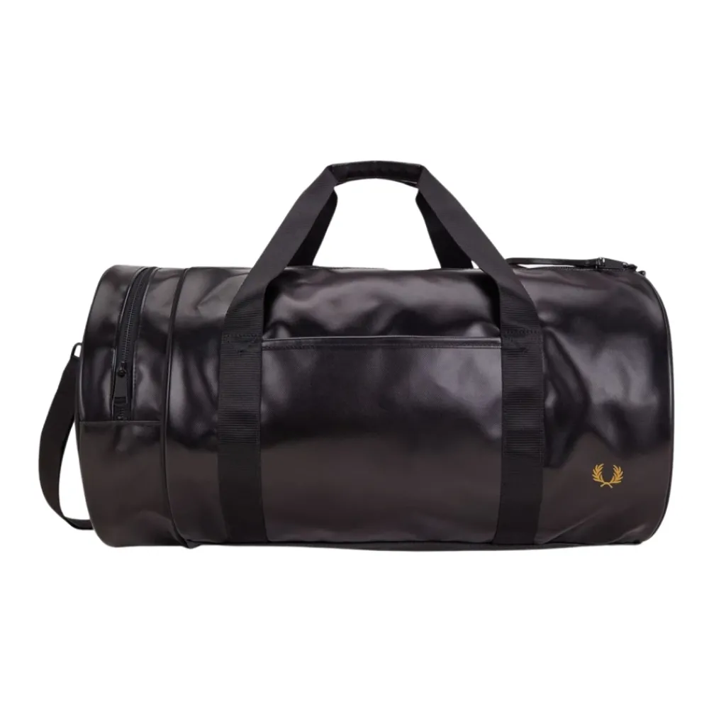 DAMES Fred Perry Weekendtassen^Sportieve Grote Barrel Tas in