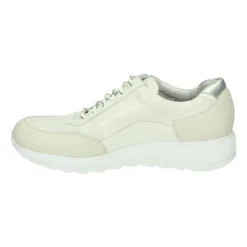 DAMES Durea Sneakers^Sportieve Lage Dames Sneakers Wit Patroon