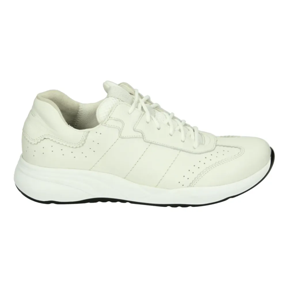 DAMES Durea Sneakers^Sportieve Lage Dames Sneakers Wit
