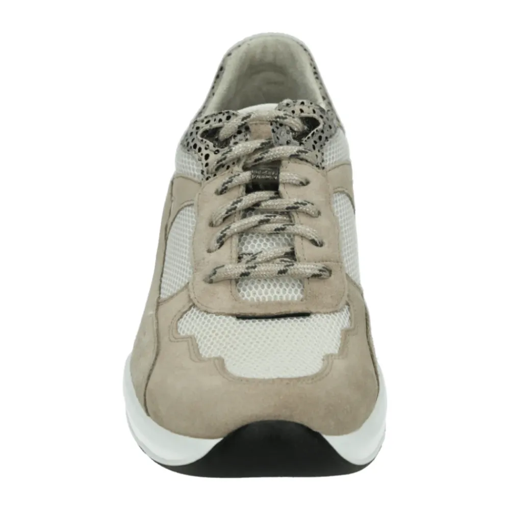 DAMES Durea Sneakers^Sportieve Lage Damesschoenen Beige