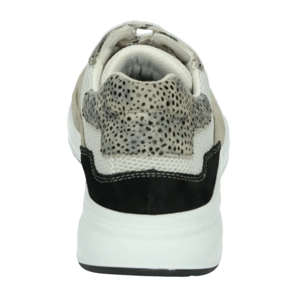 DAMES Durea Sneakers^Sportieve Lage Damesschoenen Beige