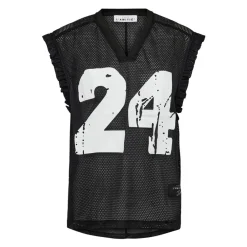 DAMES Haute L'Amitié Shirts^Sportieve e Frill V-24 Top Tee