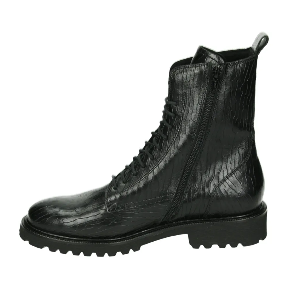 DAMES Durea Laarzen^Sportieve e Leren Sneakers