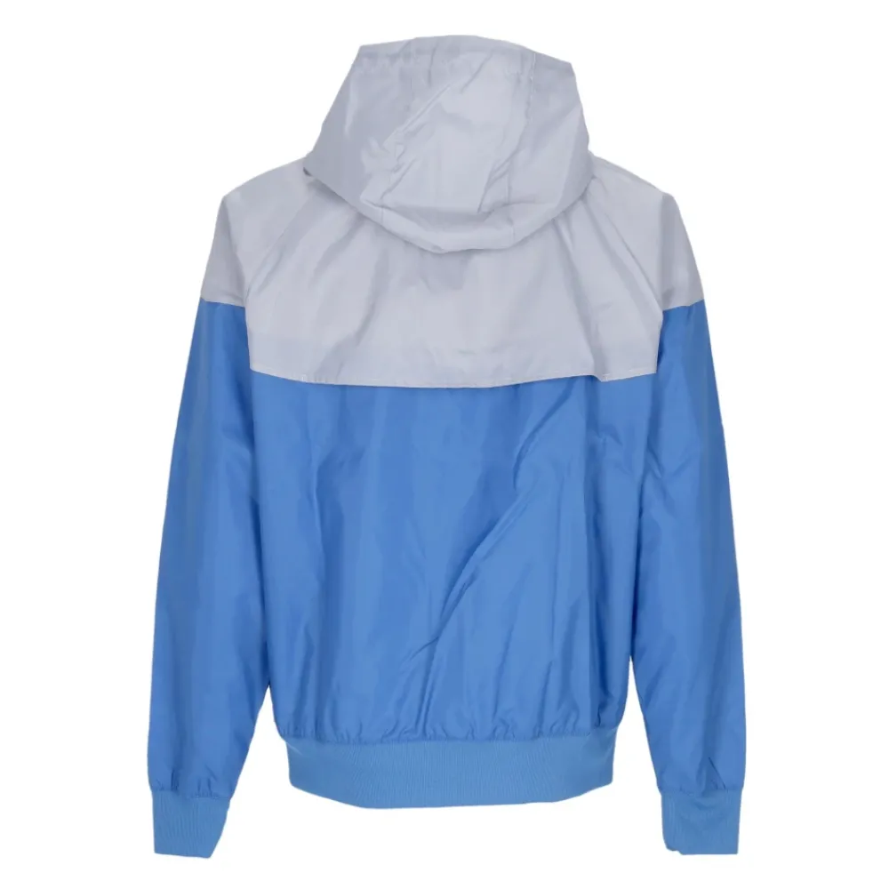 Nike Sportshirts^Sportswear Windrunner Hooded Jacket Blauw/Grijs