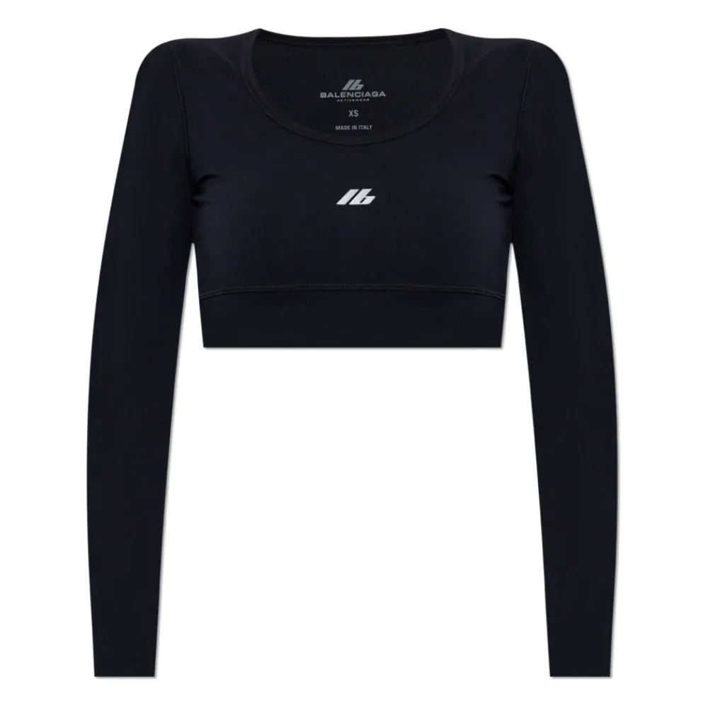 Balenciaga Sportshirts^Sporttop met logo