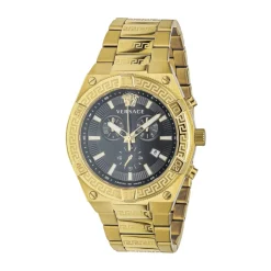 Heren Versace Sporty Greca Chronograaf Gouden Horloge