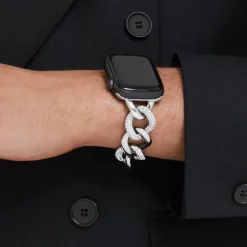 DAMES Swarovski Horloges|Horloges^Sprankelende Kettingband