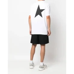 Heren Golden Goose Star Logo Print T-Shirt