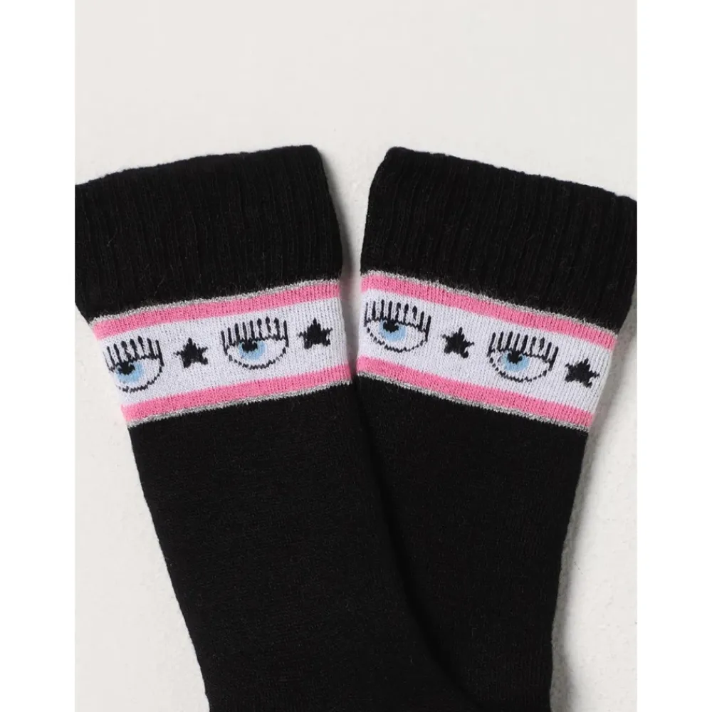 Chiara Ferragni Collection Ondergoed & Sokken^Sterren Crew Sokken voor Meisjes