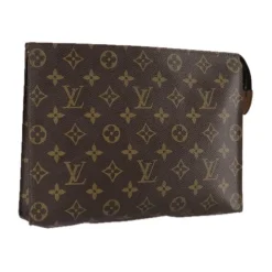 DAMES Louis Vuitton Stijlvolle Bedrukte Plat Zakje