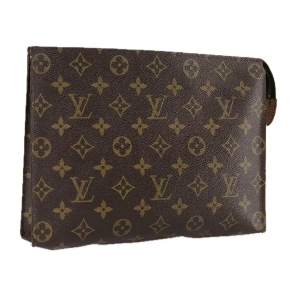 DAMES Louis Vuitton Stijlvolle Bedrukte Plat Zakje