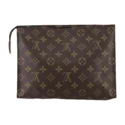 DAMES Louis Vuitton Stijlvolle Bedrukte Plat Zakje