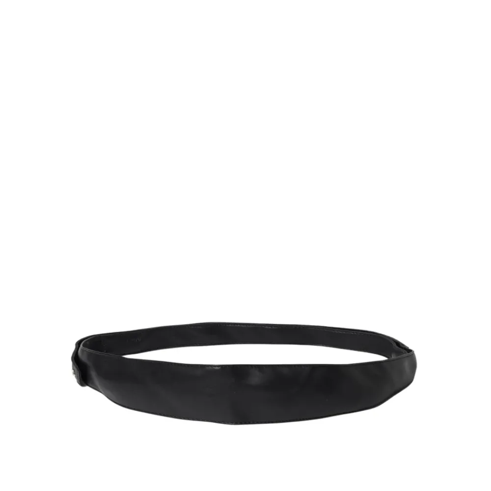 Patrizia Pepe Stijlvolle Brede Leren Taille Riem