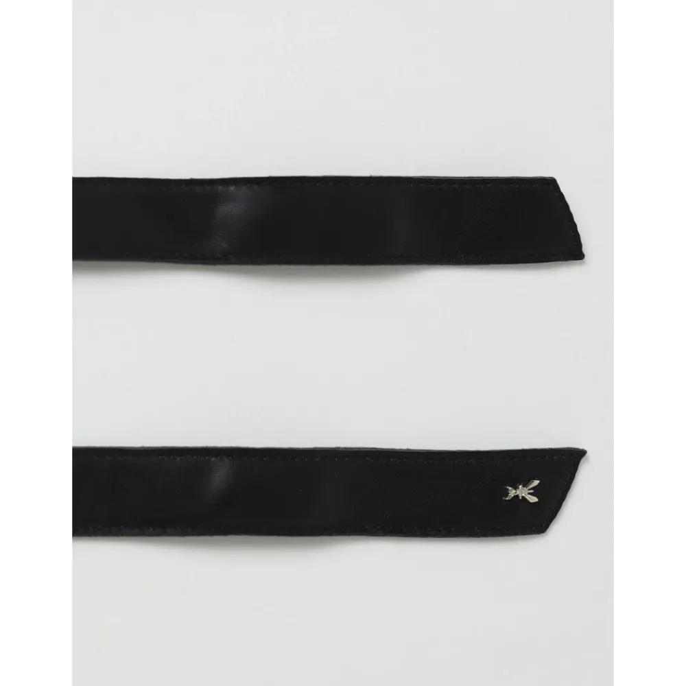 Patrizia Pepe Stijlvolle Brede Leren Taille Riem