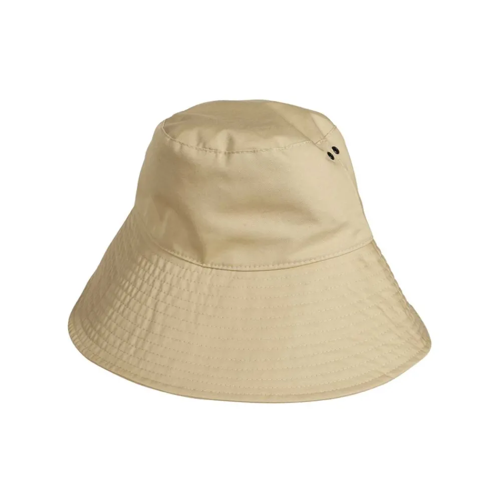 DAMES Weekend Max Mara Hoeden^Stijlvolle Bucket Hat met Zichtbare Stiksels