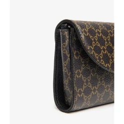 DAMES Nerogiardini Stijlvolle Clutch van Technisch Materiaal