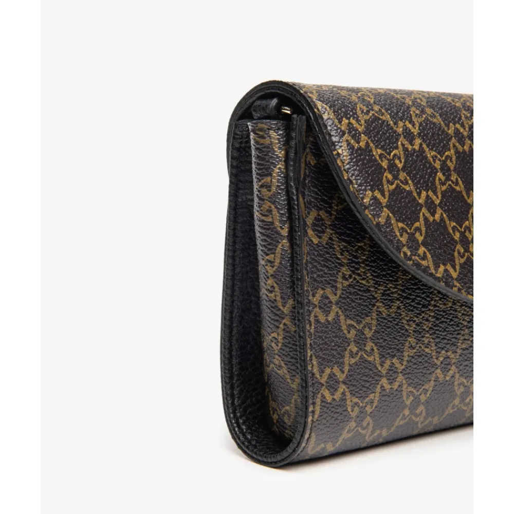 DAMES Nerogiardini Stijlvolle Clutch van Technisch Materiaal