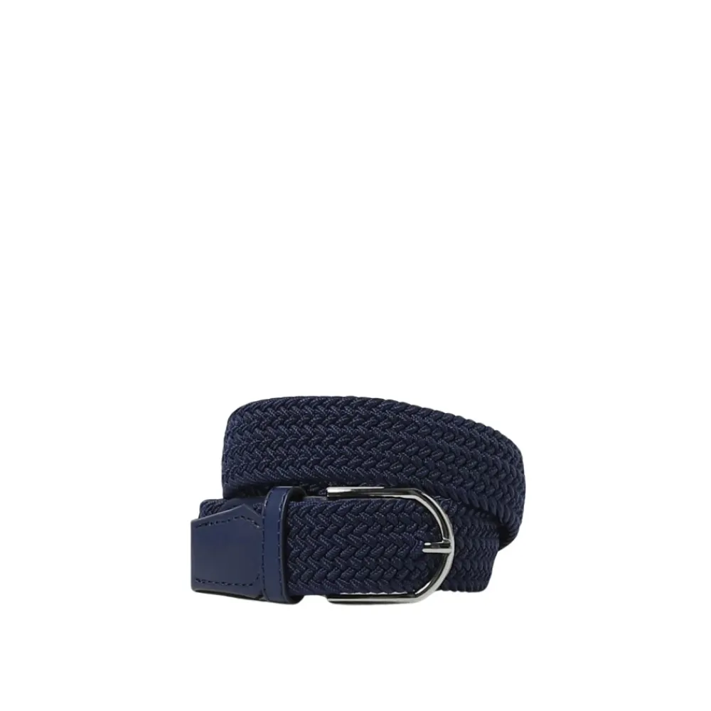 Jeckerson Stijlvolle elastische riem met metalen gesp