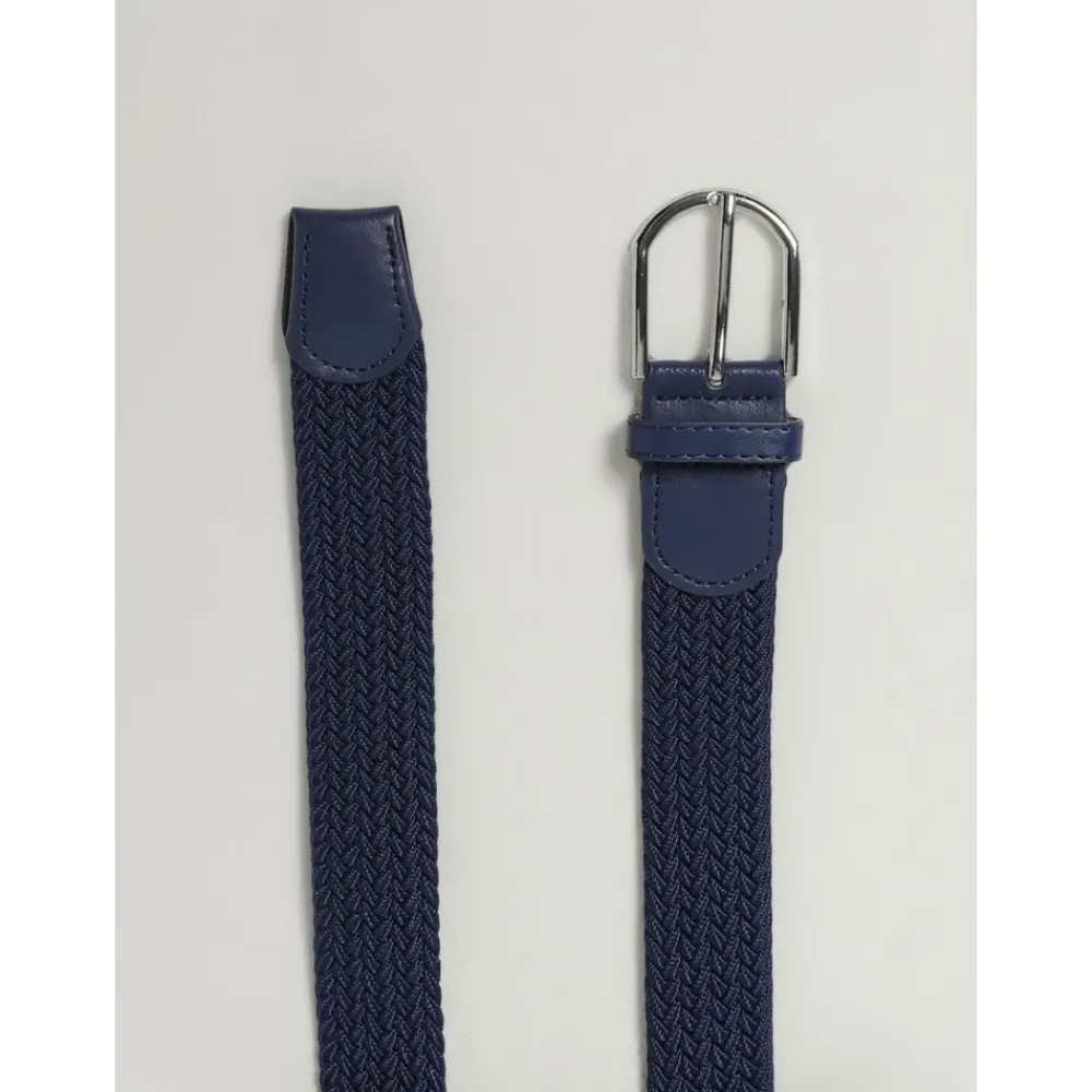 Jeckerson Stijlvolle elastische riem met metalen gesp