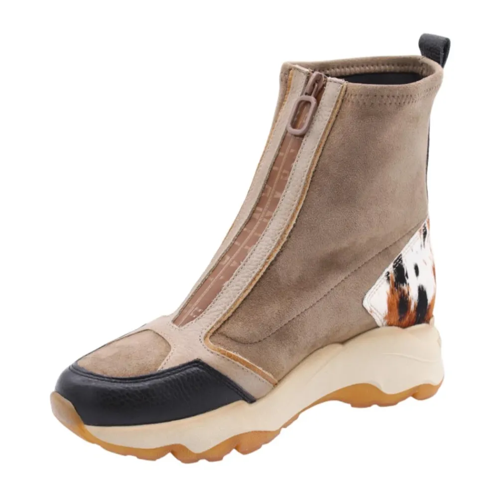 DAMES Hispanitas Stijlvolle enkellaars met CHIPPING