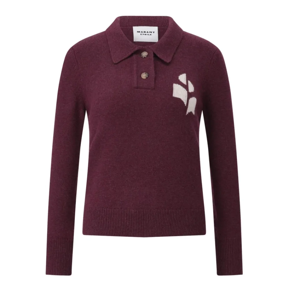 DAMES Isabel Marant Shirts^Stijlvolle Gebreide Trui met Kraag