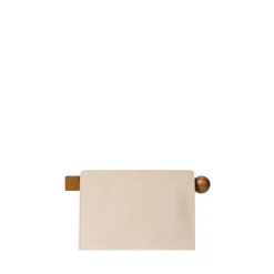 DAMES Jacquemus Clutches^Stijlvolle Grijze Tassen met Koeienhuid