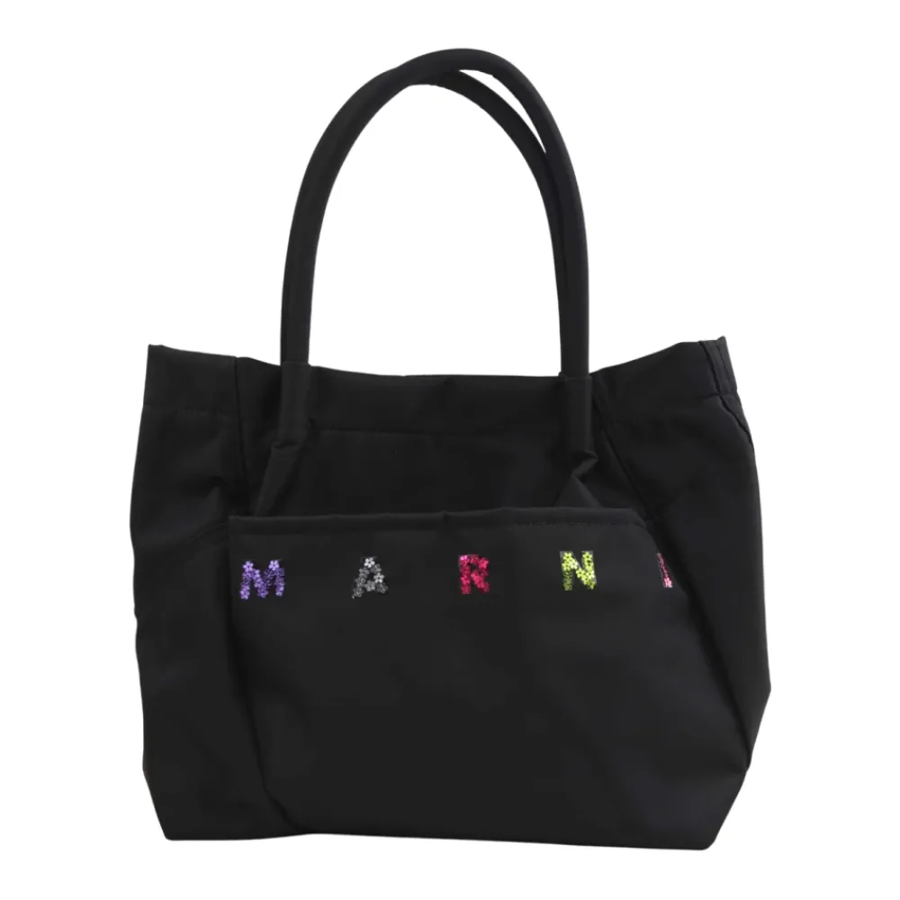 Marni Stijlvolle handtas met voorvak