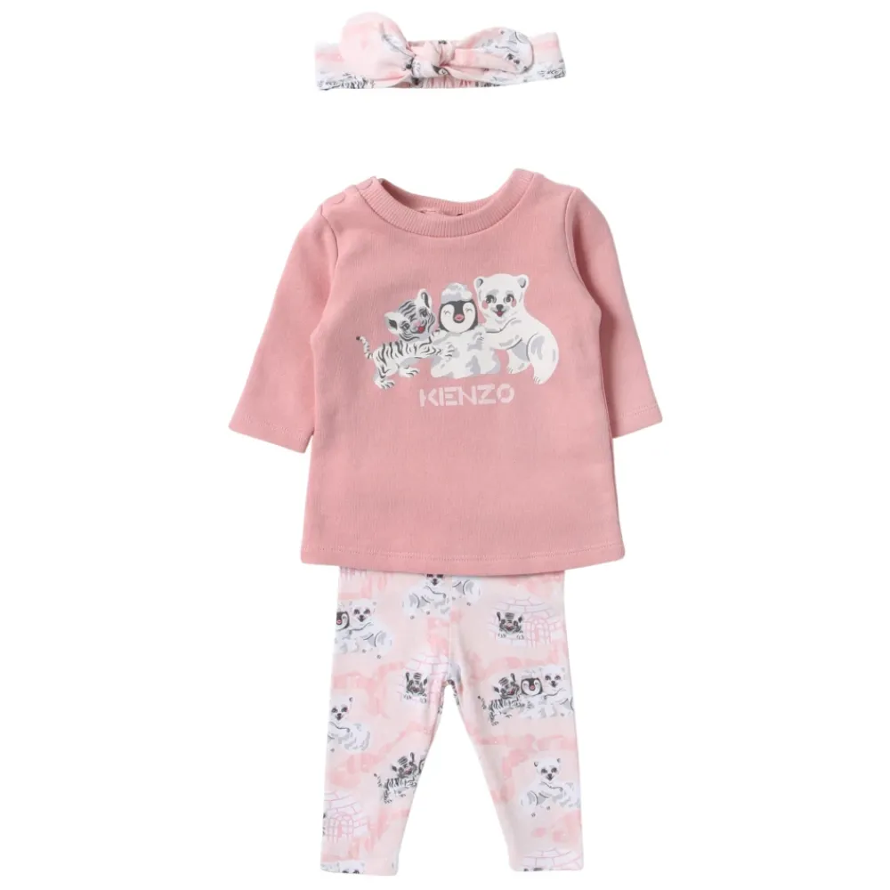 Kenzo Stijlvolle Jurk met Leggings en Haarband