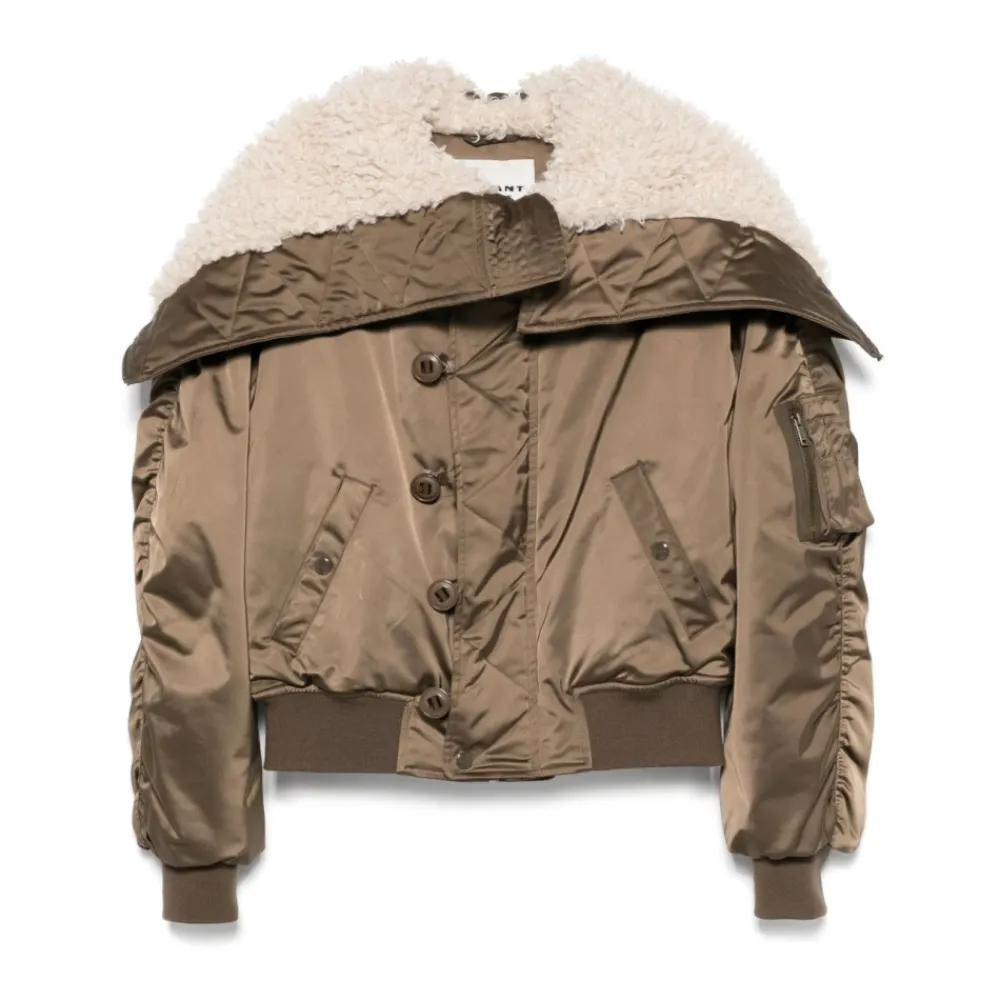 DAMES Marant étoile Stijlvolle Kaki Jas AW25