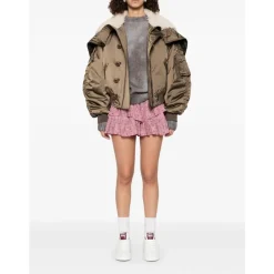 DAMES Marant étoile Stijlvolle Kaki Jas AW25