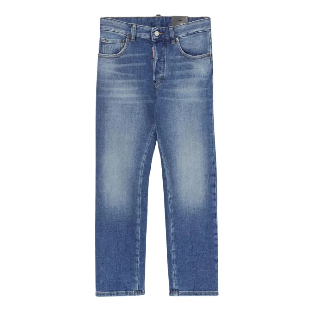Dsquared2 Stijlvolle kinderen Straight Leg Jeans