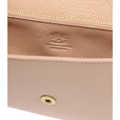 DAMES Il Bisonte Clutches^Stijlvolle leren clutch met schouderband