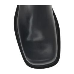 Heren Bottega Veneta Stijlvolle leren enkellaarzen met rubberen zool