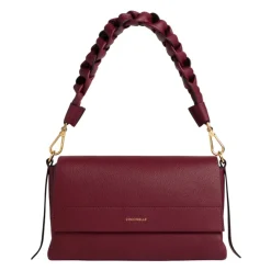 DAMES Coccinelle Handtassen^Stijlvolle leren handtas met afneembare bandjes