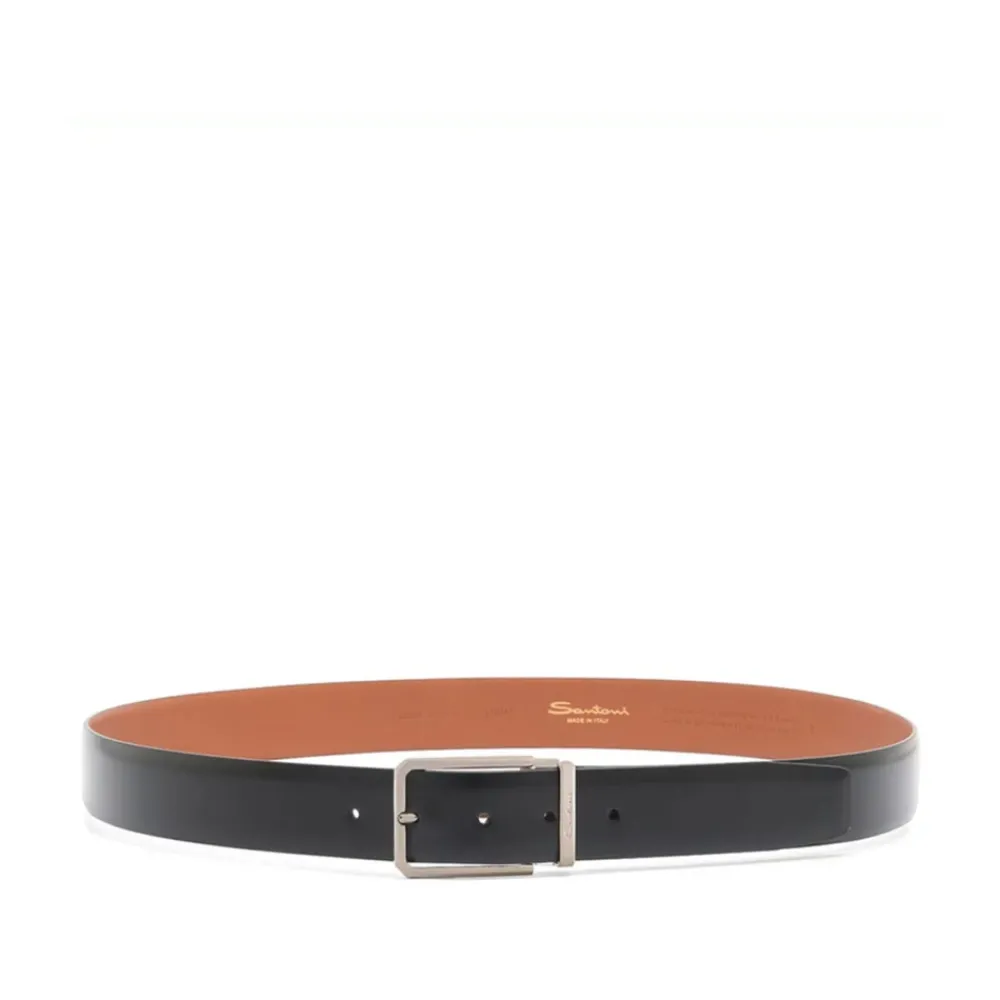 Heren Santoni Stijlvolle leren riem
