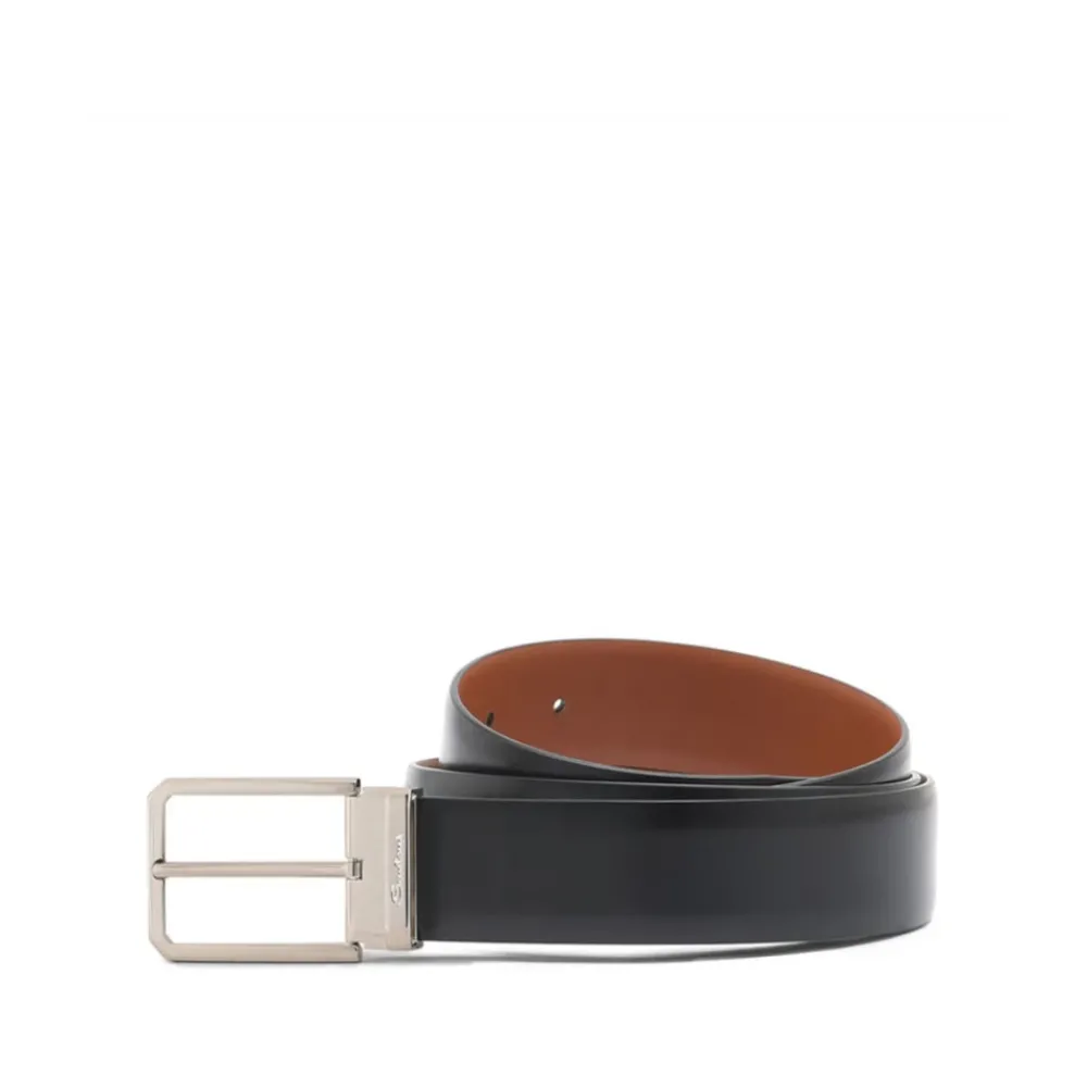 Heren Santoni Stijlvolle leren riem