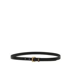 DAMES Saint Laurent Riemen^Stijlvolle leren riem met metalen gesp