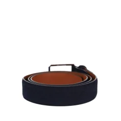 Heren Santoni Stijlvolle leren riem met gesp